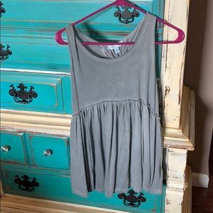 Loved up back grey boutique top
